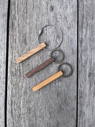 Schlüsselanhänger Holz geölt
